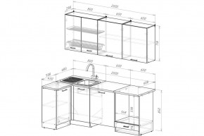 ТЕРЦИЯ Кухонный гарнитур Прайм 400 (1100*2000 мм) в Советском - sovetskiy.mebel24.online | фото 2