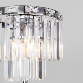 Торшер Eurosvet Elegante 01137/3 хром/прозрачный хрусталь Strotskis в Советском - sovetskiy.mebel24.online | фото 4