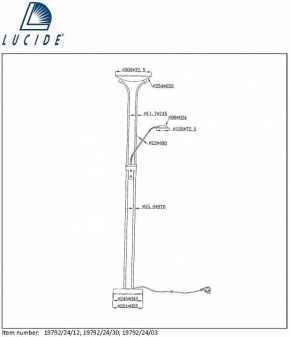 Торшер Lucide Champion-Led 19792/24/03 в Советском - sovetskiy.mebel24.online | фото 7