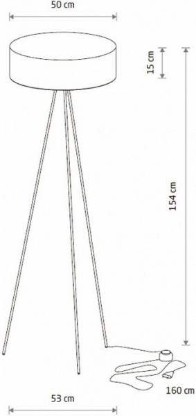 Торшер Nowodvorski Cadilac 8190 в Советском - sovetskiy.mebel24.online | фото 2