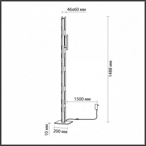 Торшер Odeon Light Fierro 4991/36FL в Советском - sovetskiy.mebel24.online | фото 4