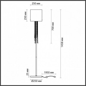 Торшер Odeon Light Nicole 4886/1F в Советском - sovetskiy.mebel24.online | фото 4