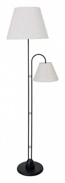 Торшер с подсветкой Arte Lamp Alea A5068PN-2BK в Советском - sovetskiy.mebel24.online | фото