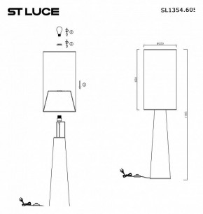 Торшер ST-Luce Jackie SL1354.605.01 в Советском - sovetskiy.mebel24.online | фото 5