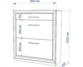 Тумба для обуви Нобиле ОБВ-90 в Советском - sovetskiy.mebel24.online | фото 4