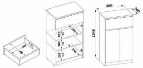 Тумба для обуви ТП-12 в Советском - sovetskiy.mebel24.online | фото 4