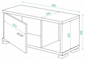 Тумба комбинированная Домино СБ-30/1 в Советском - sovetskiy.mebel24.online | фото 3