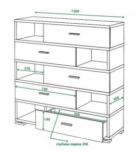 Тумба комбинированная СБ-40/5 в Советском - sovetskiy.mebel24.online | фото 2