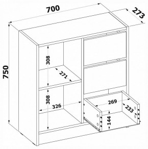 Тумба комбинированная Т-1 в Советском - sovetskiy.mebel24.online | фото 4