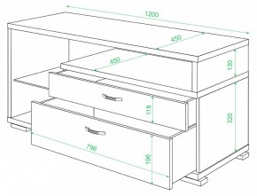 Тумба под ТВ Домино ТК-10М в Советском - sovetskiy.mebel24.online | фото 2