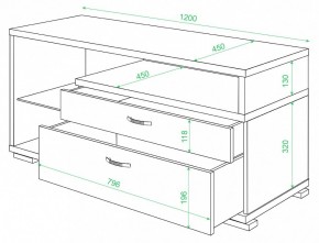 Тумба под ТВ ТК-10 М в Советском - sovetskiy.mebel24.online | фото 2