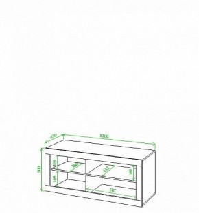 Тумба под ТВ Toivo Кон120 в Советском - sovetskiy.mebel24.online | фото 2