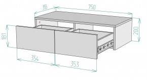 Тумба подвесная K212 в Советском - sovetskiy.mebel24.online | фото 2