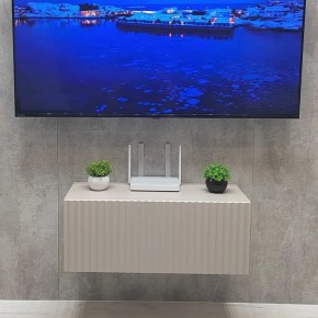 Тумба подвесная под ТВ LINES MTV1-MA 750 Бежевый (Леда-М 10.1.5) в Советском - sovetskiy.mebel24.online | фото 5
