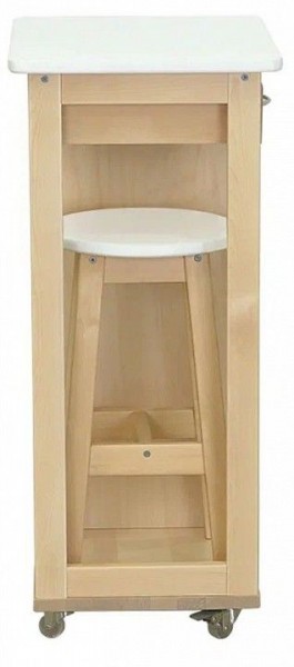 Тумба с табуретом Мебелик в Советском - sovetskiy.mebel24.online | фото 2
