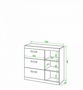 Тумба Toivo Км108 в Советском - sovetskiy.mebel24.online | фото 2