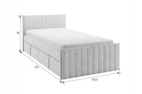 ТВИКС Кровать с ящиками 900 в Советском - sovetskiy.mebel24.online | фото 2