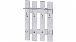 Вешалка 800 (цемент светлый) в Советском - sovetskiy.mebel24.online | фото