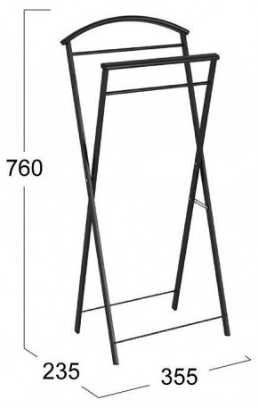 Вешалка для костюма Контур в Советском - sovetskiy.mebel24.online | фото