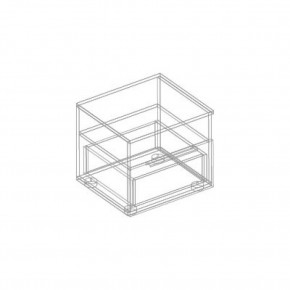 ВИТА Тумба прикроватная с ящиком и нишей (темно серый) в Советском - sovetskiy.mebel24.online | фото 2