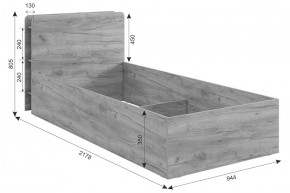 ЮНИОР Кровать с ПМ 900 в Советском - sovetskiy.mebel24.online | фото 3