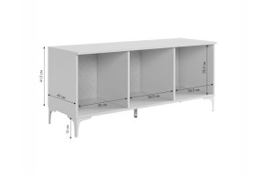 ЗЕФИР Гостиная К1 (белое дерево/белый муар) в Советском - sovetskiy.mebel24.online | фото 4