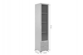 ЗЕФИР Гостиная К1 (белое дерево/белый муар) в Советском - sovetskiy.mebel24.online | фото 5